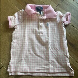 Polo by Ralph Lauren Kids Pink Gingham Polo Shirt